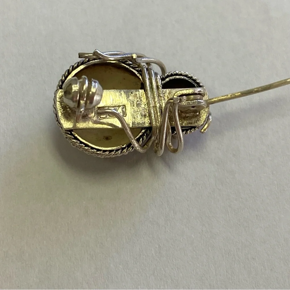BROOCH PIN 925 STERLING SILVER LITTLE PUFFY BUG 4.2g